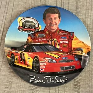 McDonald’s Vintage Plate 2000. Never used! NASCAR Bill Elliot 25th Anniversary